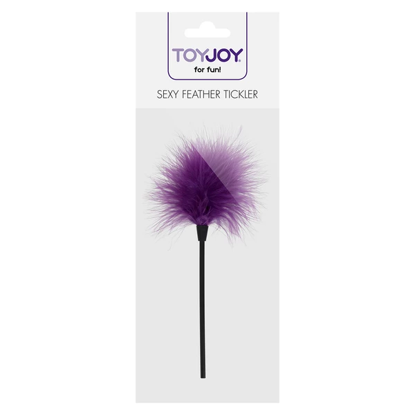 ToyJoy Sexy Feather Tickler Purple - Piórko do łaskotania, fioletowe