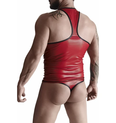 Regnes Men's Wetlook 23 - Męski komplet, Czerwony