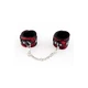 Toyfa Hand Cuffs With Metal Chain Tracery Red  - Pouta