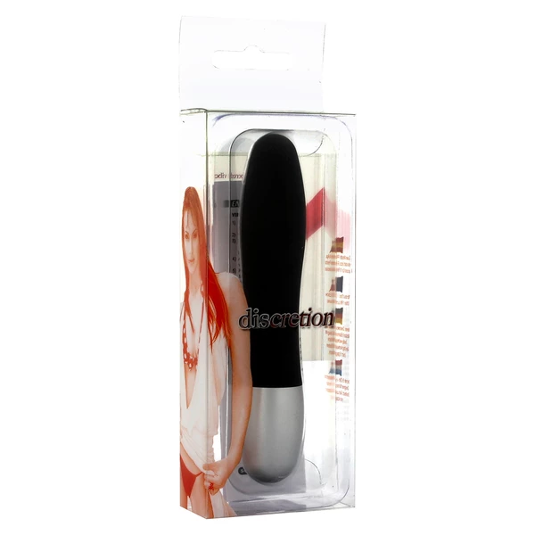 Seven Creations Discretion Vibr. Probe Black - Wibrator klasyczny, czarny