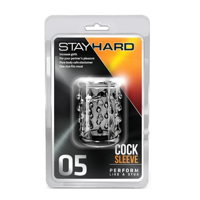 Stay HardCock Sleeve 05 Clear - Nakładka na penisa