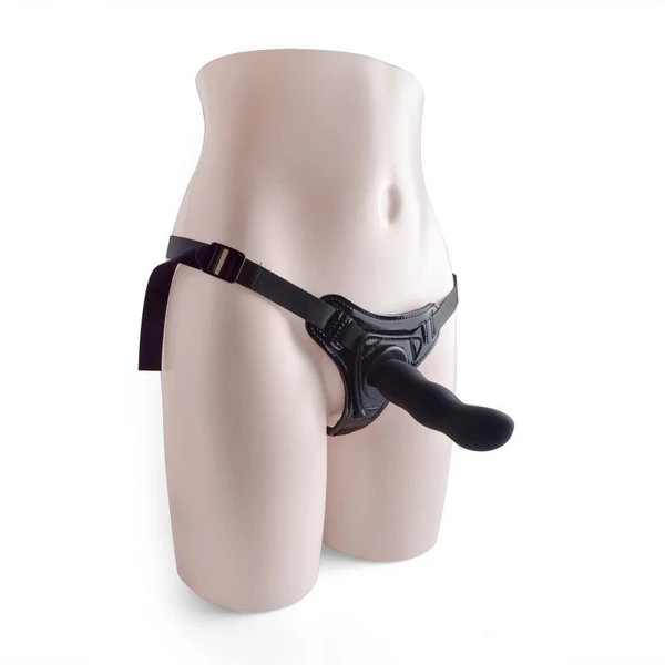TOYZ4LOVERS Cintura Regolabile Strap-On Black - Dildo strap on, czarne
