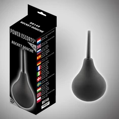 Power Escorts Rocket Douche Black Big Size  - Balonek na klystýr