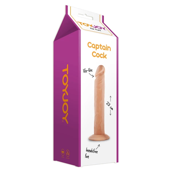 ToyJoy Captain Cock 23Cm Dong Flesh - Dildo klasyczne