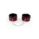 Toyfa Ankle Cuffs With Metal Chain Tracery Red  - Pouta