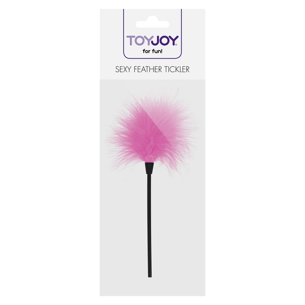 ToyJoy Sexy Feather Tickler Pink - Piórko do łaskotania, różowe