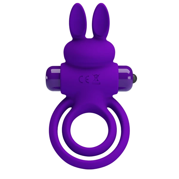 Pretty Love Vibrant Penis Ring Iii Purple - Wibrujący pierścień erekcyjny