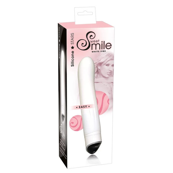 Sweet Smile Easy White - Wibrator klasyczny