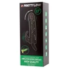 Pretty Love Penis Sleeve With Ball Strap Black  - vibrační návlek na penis