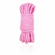 Toyz4lovers Cotton Rope 5Mpink  - Bondážní lano Růžové