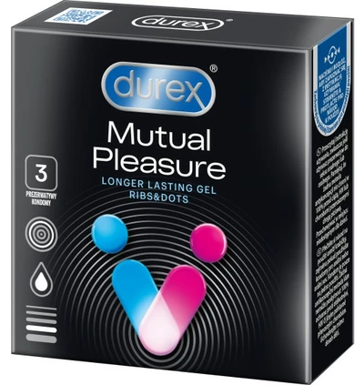 Durex Mutual Pleasure 3szt. - prezerwatywy
