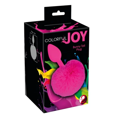 You2Toys Colorful Joy Bunny T - Korek analny z ogonkiem