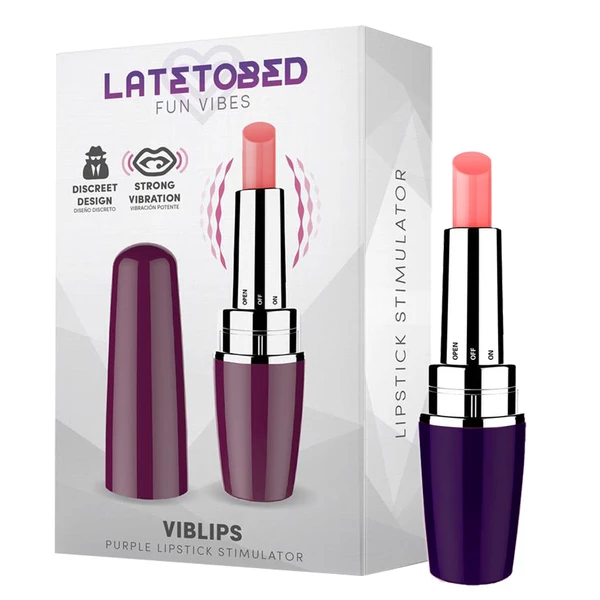 Latetobed Viblips - Miniwibrator w kształcie szminki