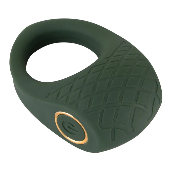 Emerald Love Luxurious Vibrating Cock Ring - Wibrujący pierścień erekcyjny