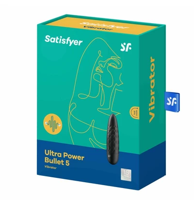 Satisfyer Ultra Power Bullet 5 (Black) - Miniwibrator Pocisk, Czarny