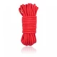 Toyz4lovers Cotton Rope 5M Red  - Bondážní lano červené