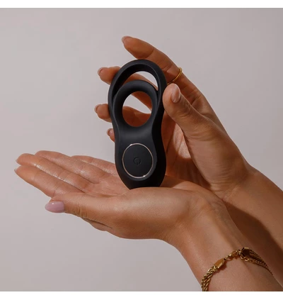 Satisfyer Legendary Duo (Black)  - erekční kroužek s vibracemi