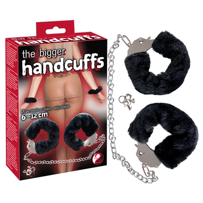 You2Toys The Bigger Handcuffs - Kajdanki z futerkiem