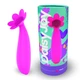 FeelzToys Daisy Joy Lay On Pink  - Vibrátor na klitoris ve tvaru květiny Růžový
