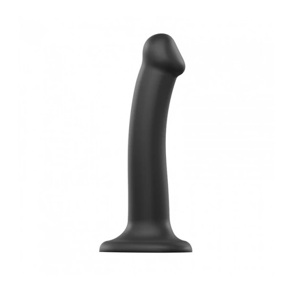 Strap-on-me Double Density Black M - Dildo strap on, Czarny