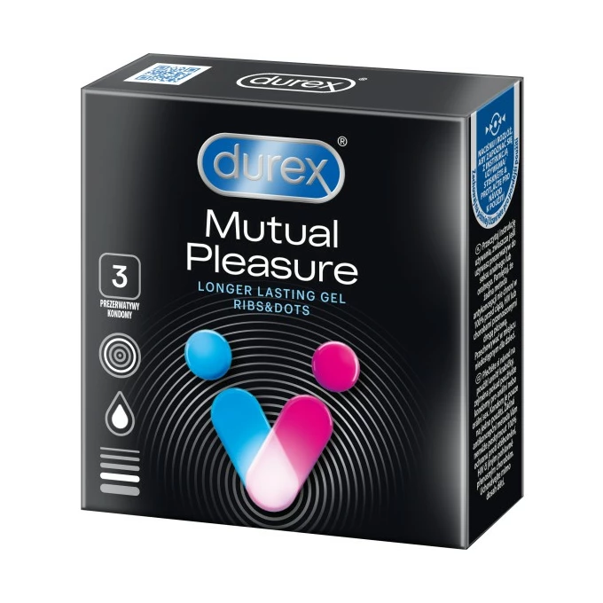 Durex Mutual Pleasure 3szt. - prezerwatywy