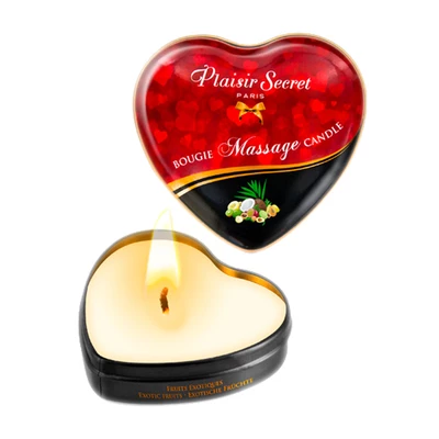 Plaisir secrets Massage Candle Exotics Fruits - Świeca do masażu, zapach owoców egzotycznych