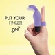 Feelz Toys Magic Finger Vibrator Purple  - vibrátor na prst Fialový