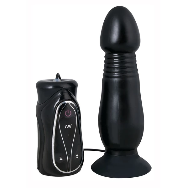You2Toys Anal Pusher M Vib - Korek analny z ruchem pulsacyjnym