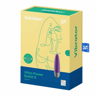 Satisfyer Ultra Power Bullet 5 (Violet) - Miniwibrator Pocisk, Fioletowy