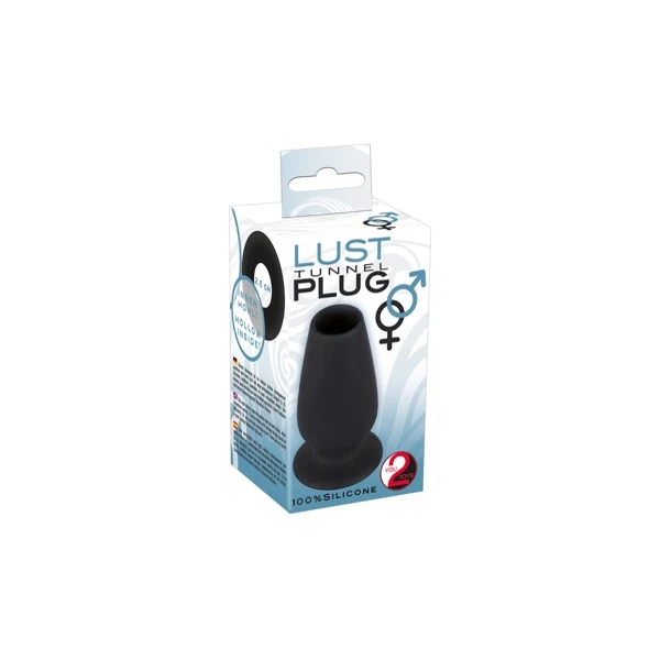 You2Toys Lust Tunnel Plug M - Korek analny z otworem