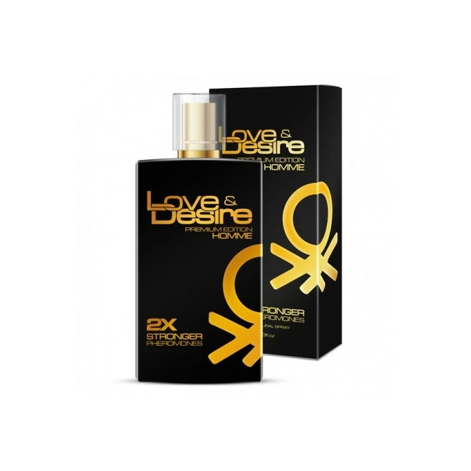 Sexual Health Series Love&amp;Desire Gold Homme 100ml - męskie perfumy z feromonami