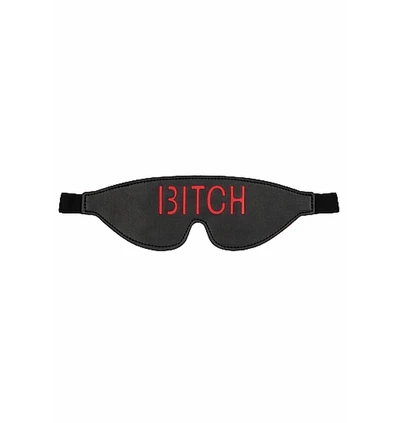 Ouch! Blindfold Bitch Black - Maska na oczy &quot;Bitch&quot;