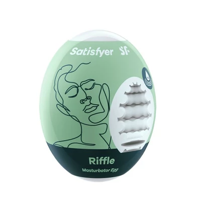 Satisfyer Masturbator Egg Riffle - masturbator jajeczko