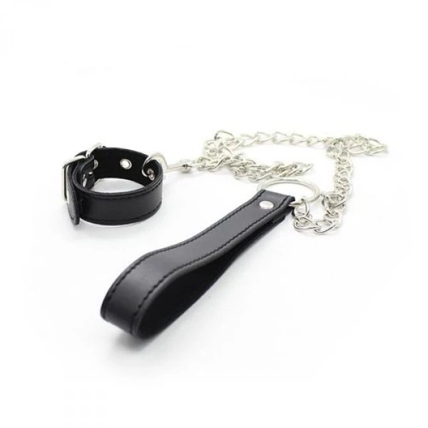 Toyz4lovers Guinzaglio Da Polso Chain Leash Black - Obroża ze smyczą