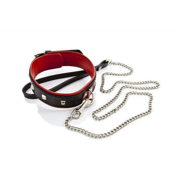 Whips Collections Slate me - Obroża ze smyczą