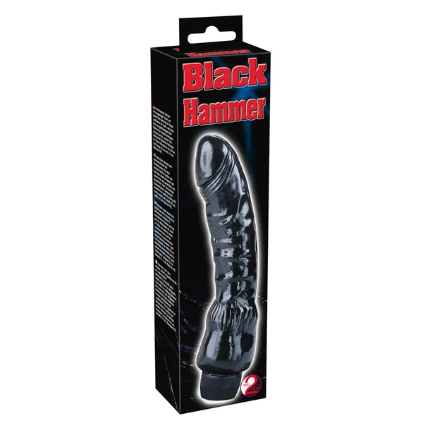 You2Toys Black Hammer - Dildo wibrujące
