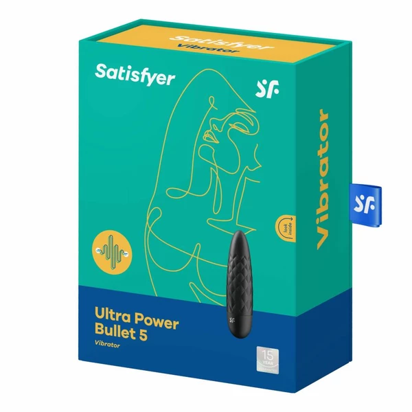 Satisfyer Ultra Power Bullet 5 (Black) - Miniwibrator Pocisk, Czarny