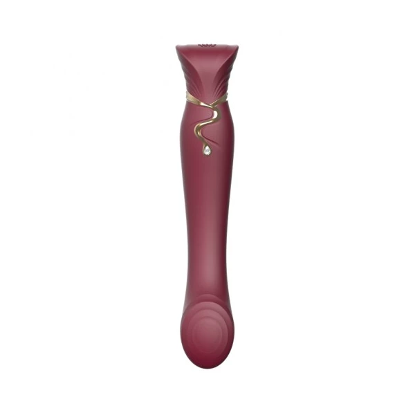 Zalo Queen Wine Red - wibrator do punktu G, Bordowy
