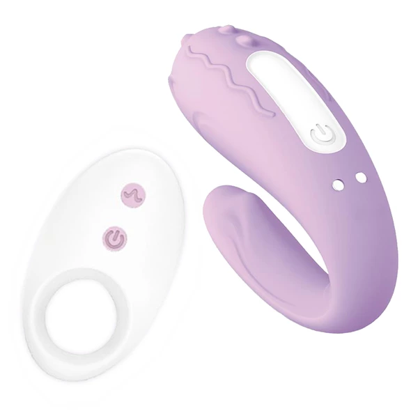 Uenihoern Bright Mauve - Wibrator dla par na pilota