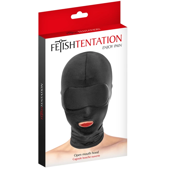 Fetish tentation Open Mouth Hood - Maska BDSM