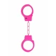 ShotsToys Metal Handcuffs Pink  - Kovová pouta Růžová