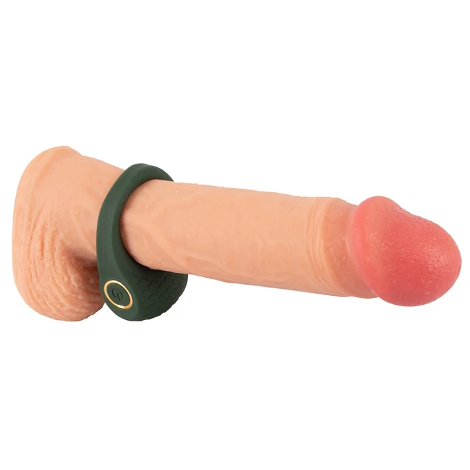 Emerald Love Luxurious Vibrating Cock Ring - Wibrujący pierścień erekcyjny