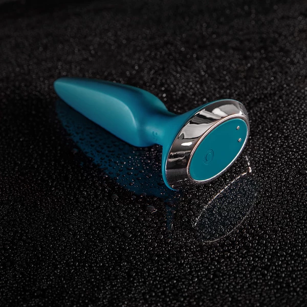 Satisfyer Vibrator ilicious 1 Petrol  - Vibrační anální kolík zelený