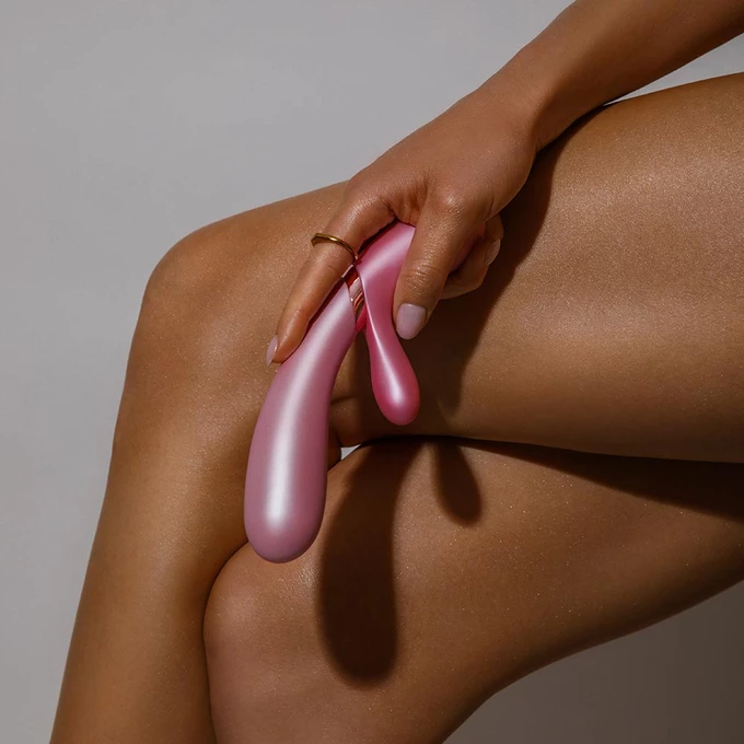 Satisfyer Hot Lover (Pink)  - Vibrátor rabbit s vyhříváním, Růžový