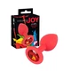 You2Toys Colorful Joy Jewel R - Korek analny, czerwony