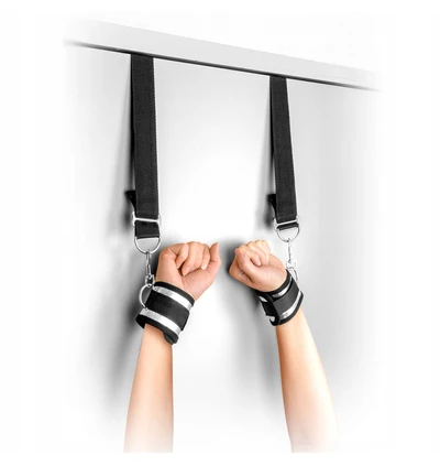 Fetish tentation Door Swing Handcuffs - Kajdanki do mocowania na drzwiach