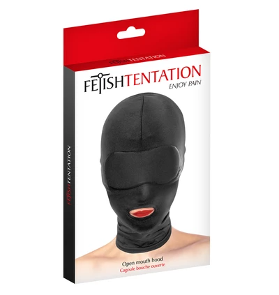 Fetish tentation Open Mouth Hood - Maska BDSM