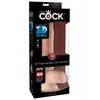 King Cock Triple Density with Balls 10 Inch - dildo na przyssawce