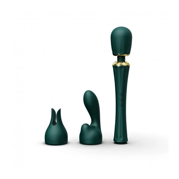 Zalo Kyro Turquoise Green - Wibrator wand, Zielony