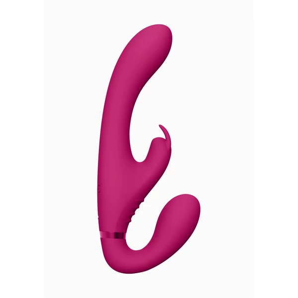 Vive Suki Pink - Wibrator króliczek do potrójnej stymulacji
